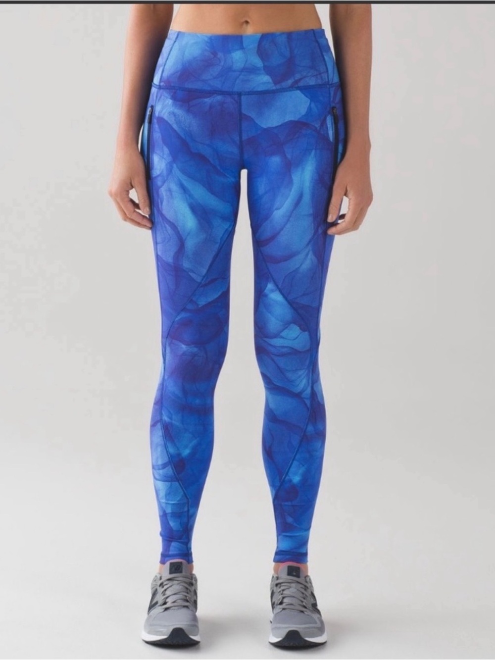 lululemon athletica Blue Swirl High-Rise Active Leggings